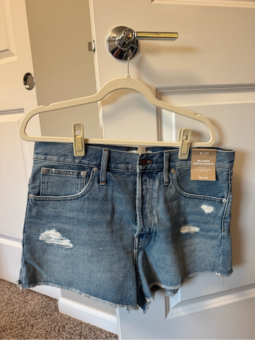 Madewell Relaxed Denim Women’s Shorts - Blue